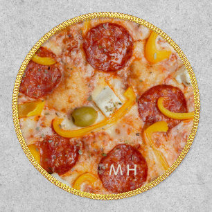 Custom monogram PIZZA Patch