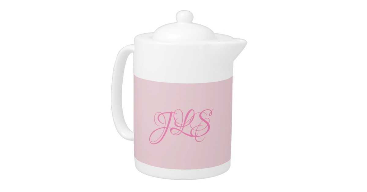 Custom Monogram Teapot Zazzle