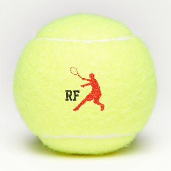 Custom Monogram Tennis Ball For Players by imagewear at Zazzle