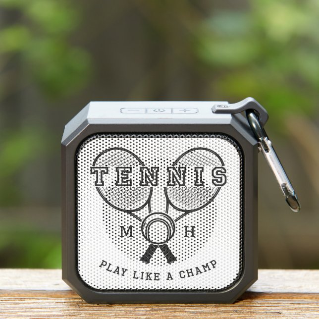 Custom Monogram Tennis Bluetooth Speaker (Insitu(Outdoor))