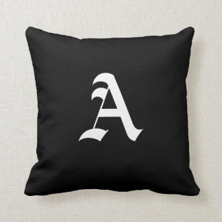 Custom Monogram Throw Pillow