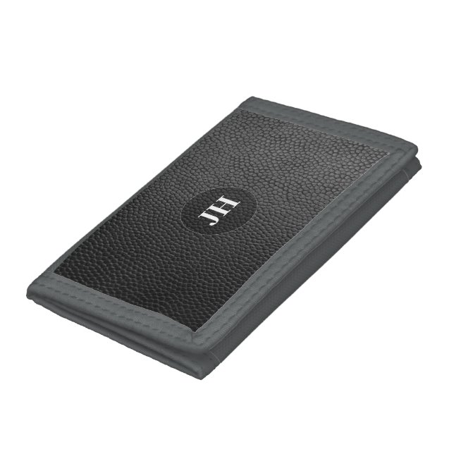 Custom Monogram Trifold Wallet (Bottom)