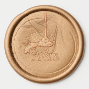 Custom Monogram Wax Seal Stamp Sticker