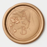 Custom Monogram Wax Seal Sticker – Art Nouveau<br><div class="desc">Seal your letters,  invitations,  and gifts with elegance! This adhesive wax seal sticker features a personalized monogram surrounded by Art Nouveau florals,  giving your stationery a vintage-inspired,  luxurious touch—no melting required. Perfect for weddings,  events,  or everyday correspondence.</div>