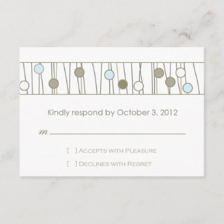 Custom_Monogram Wedding RSVP Card