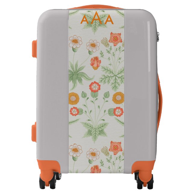 CUSTOM MONOGRAM William Morris Piece of Luggage (Front)