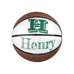Custom Monogram With First Name Basketball