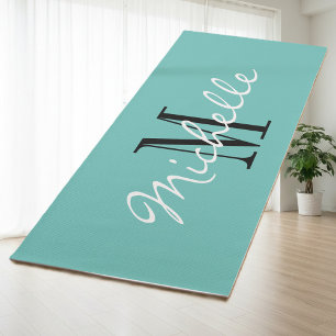 Custom monogram yoga mat in your favorite color
