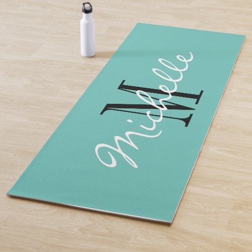 Custom monogram yoga mat in your favorite color
