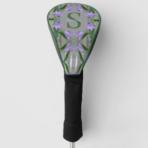 Custom Monogram Your Initial Name Lily Flowers Golf Head Cover