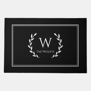 Custom Monogrammed Back Door Mat Housewarming Gift
