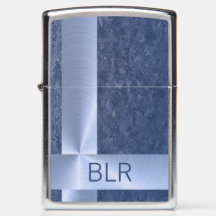 Custom Monogrammed Blue Professional Masculine