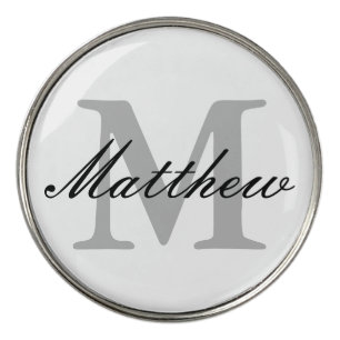 Custom monogrammed golf ball markers golfer gift