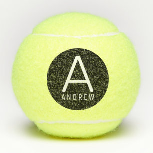 Custom Monogrammed Modern Design Custom Tennis Balls