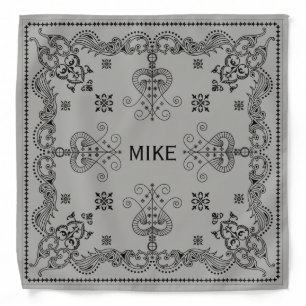 Custom Monogrammed Personalized Any Color Bandana