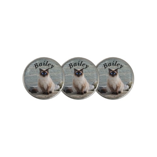 Custom Monogrammed Pet or Family Photo Golf Ball Marker