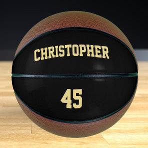 Custom Monogrammed Player Club Team Name Number Basketball