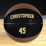 Custom Monogrammed Player Club Team Name Number Basketball at Zazzle