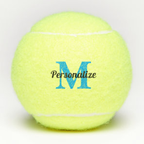 Custom monogrammed tennis balls gift for players