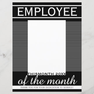 Custom month photo insert employee of the month