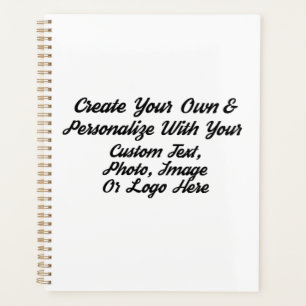 Custom Monthly Planner - Personalized 8x11 Spiral