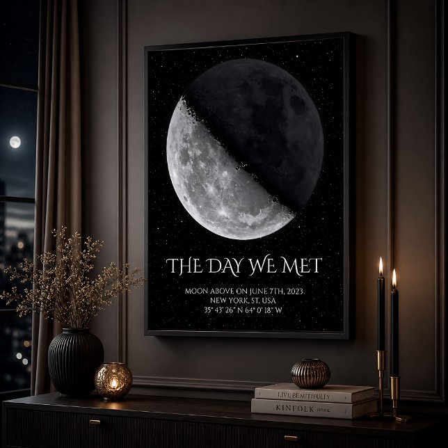Custom Moon Phase Anniversary Poster (Creator Uploaded)