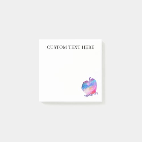 Custom Mosaic Apple Teacher Notes