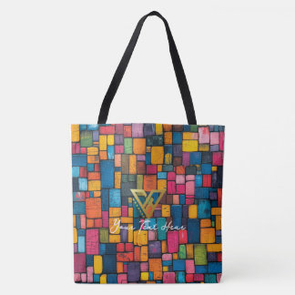 Custom : Mosaic Medley Personalized Tote. Tote Bag