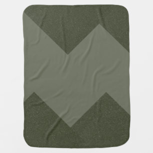 Custom Moss Green Baby Blanket