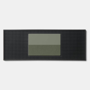 Custom Moss Green Bar Mat – Textured Duo