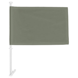 Custom Moss Green Car Flag