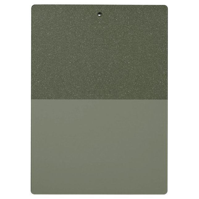 Custom Moss Green Clipboard – Two-Tone Style (Back)