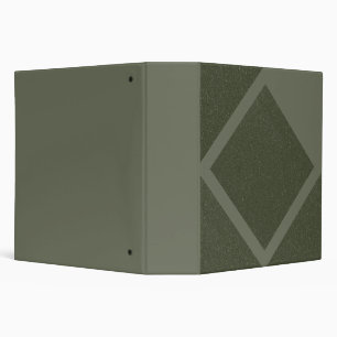Custom Moss Green Diamond Binder