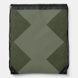 Custom Moss Green Drawstring Bag