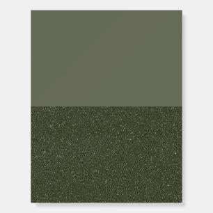 Custom Moss Green Foam Board –Split Bottom Texture