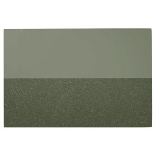 Custom Moss Green Metal Wall Panel