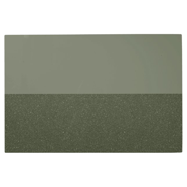 Custom Moss Green Metal Wall Panel (Front)