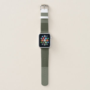Custom Moss Green Noise Apple Watch Band