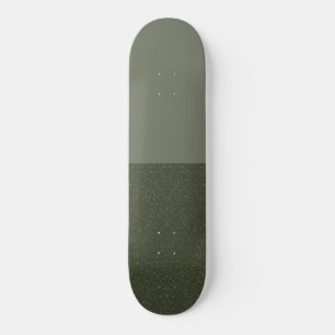 Custom Moss Green Noise Skateboard Deck