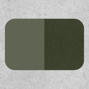 Custom Moss Green Patch – Two-Tone Minimal