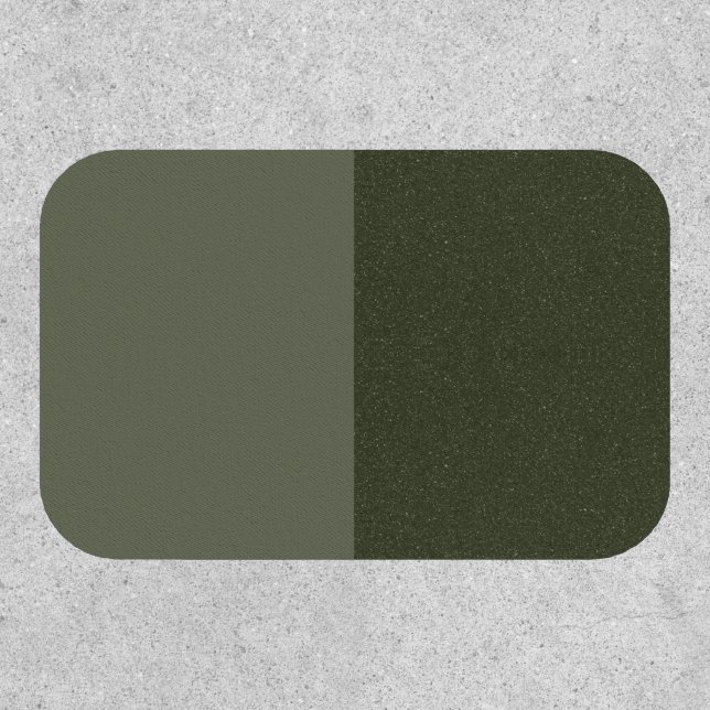 Custom Moss Green Patch – Two-Tone Minimal (Front)