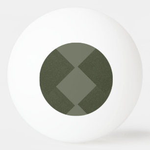 Custom Moss Green Ping Pong Ball