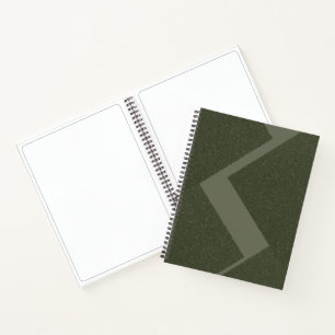 Custom Moss Green Sketchbook Notebook