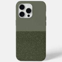 Custom Moss Green Split iPhone Case