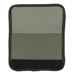 Custom Moss Green Striped Luggage Handle Wrap