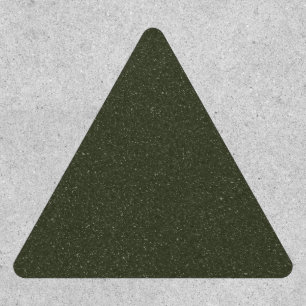 Custom Moss-Green Triangle Patch   Speckle Texture