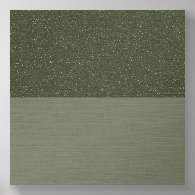Custom Moss Green Wall Tile – Speckled Top (Front Set)