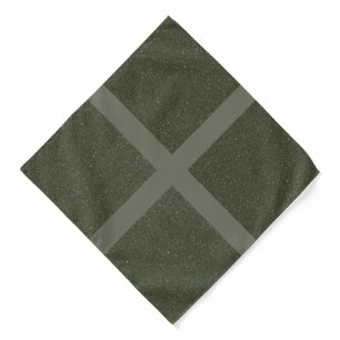 Custom Moss Green X Bandana – Bulk Ready