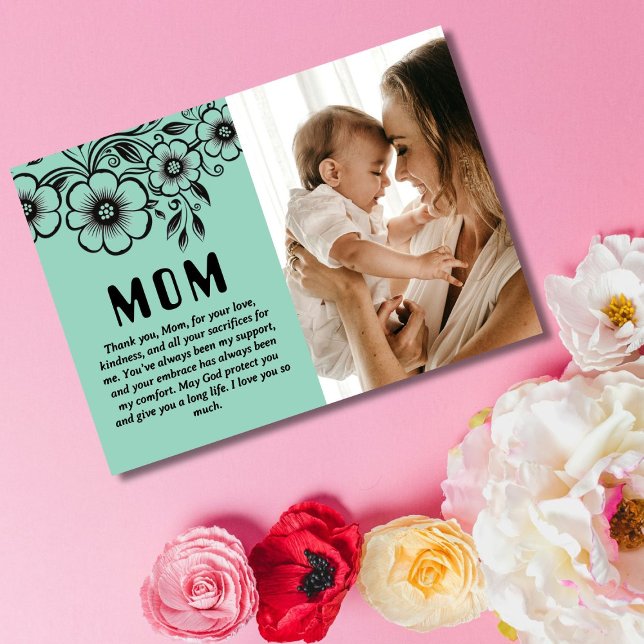 Custom Mother’s Day Gift and Loving Message Holiday Card (Creator Uploaded)