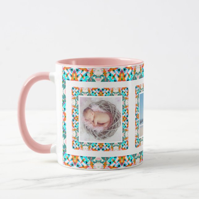 Custom Mother’s Day Mom Mam Momma Photo Tea Coffee Mug (Left)